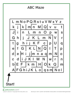 ABC Maze 2